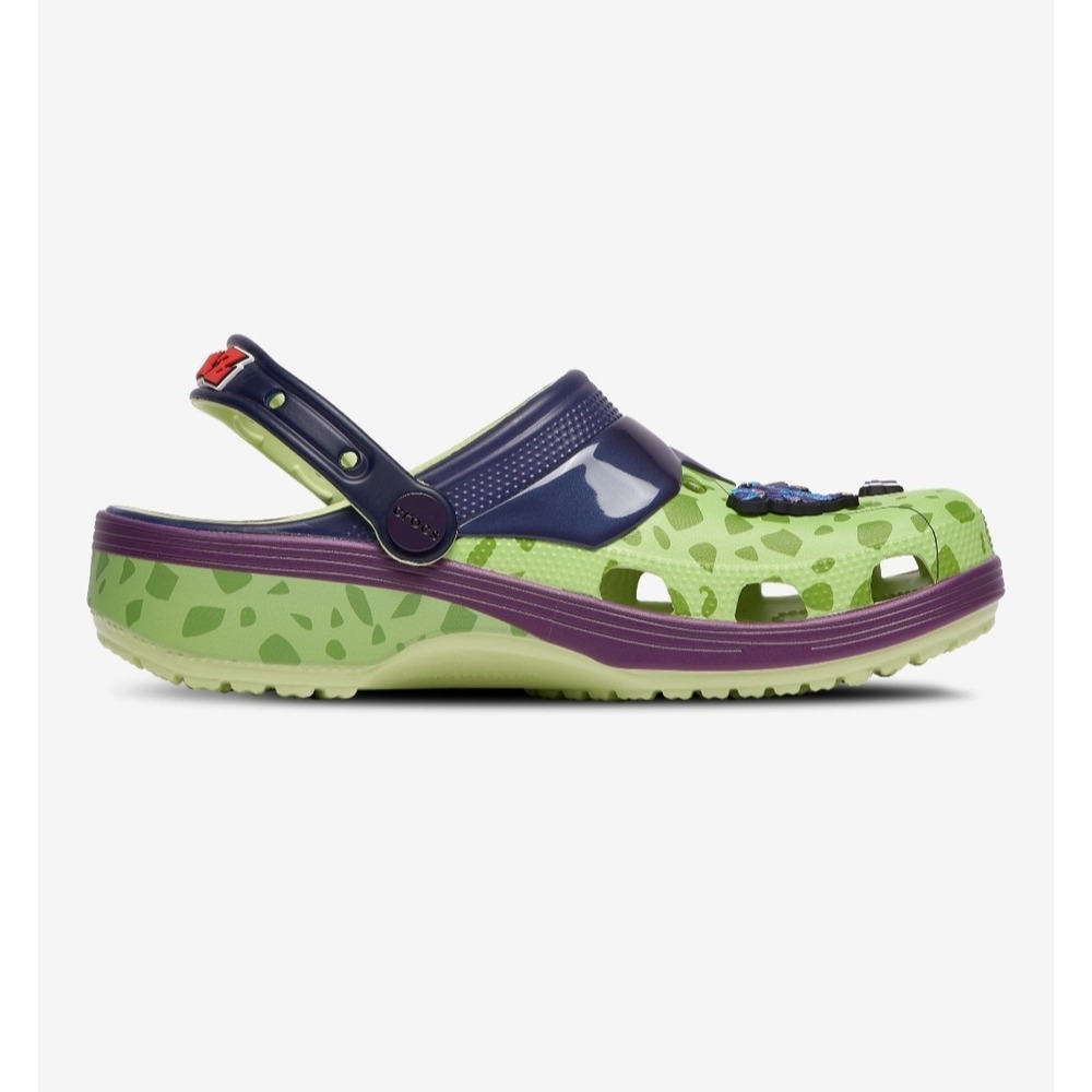 Crocs Dragon Ball Z Cell Classic Clog Jibbitz Green Unisex M8 W10 NIB - Picture 6 of 9